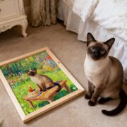 Custom Pet Puzzle Portrait – Personalized Storybook Jigsaw with Frame